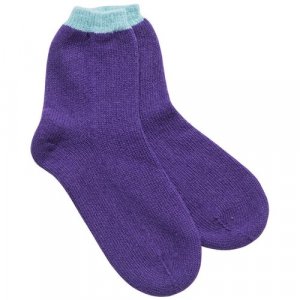 Носки размер 4, фиолетовый Шалуны. Цвет: фиолетовый