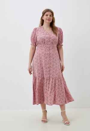 Платье Lorabomb. Цвет: розовый