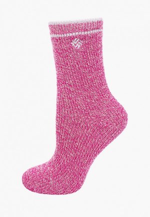 Носки Columbia Brushed Wool Fleece Anklet. Цвет: розовый
