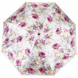 Мини-зонт , мультиколор Goroshek. Цвет: белый/розовый/фиолетовый/желтый