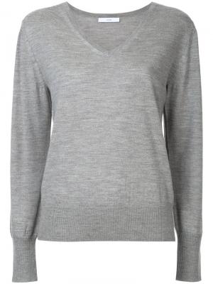 Пуловер с V-образным вырезом Astraet. Цвет: серый