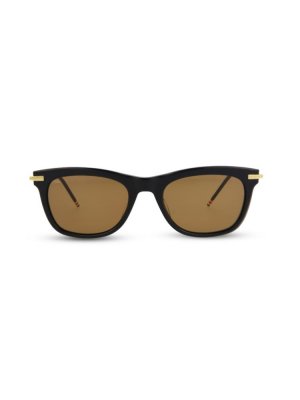 Квадратные солнцезащитные очки 49 мм , цвет Navy Gold Thom Browne