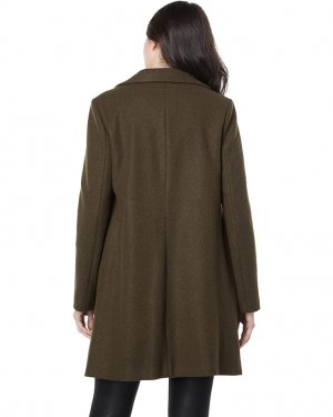 Пальто Single Breasted Peacoat, цвет Chocolate Melange Calvin Klein