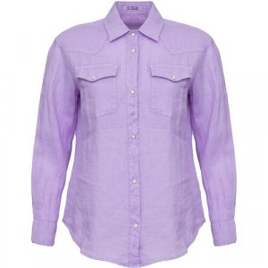 Рубашка , размер M, фиолетовый MC2 Saint Barth. Цвет: фиолетовый