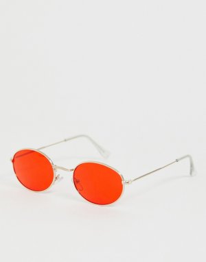 Красные солнцезащитные очки -Красный Burton Menswear