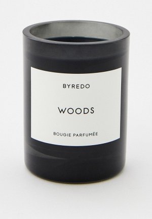 Свеча ароматическая Byredo WOODS Fragranced Candle 240 g. Цвет: черный