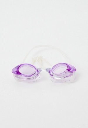 Очки для плавания PlayToday. Цвет: фиолетовый