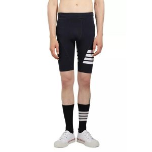 Шорты compression shorts in stretch nylon , синий Thom Browne