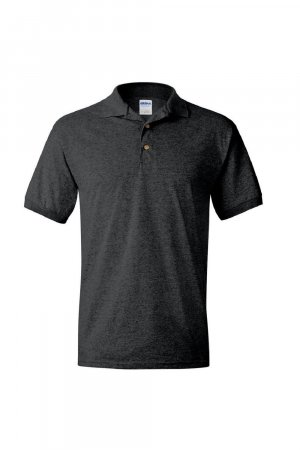 Рубашка поло из джерси DryBlend для взрослых с короткими рукавами , серый Gildan