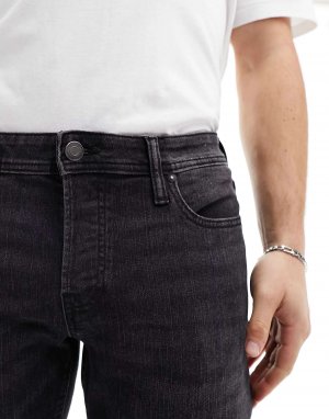 Черные зауженные джинсы Essentials Glenn Jack & Jones