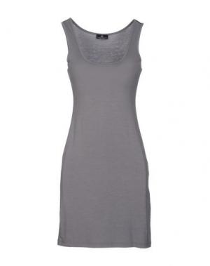 Короткое платье SOTTOMARINO. Цвет: серый