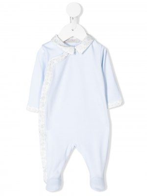 Декорированная пижама Baby Dior. Цвет: синий