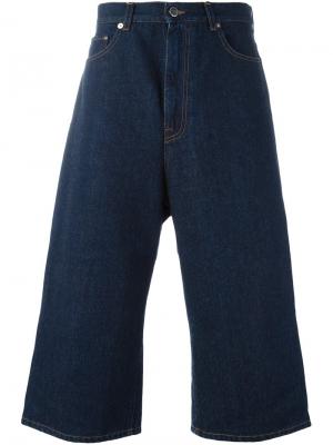 Укороченные брюки Christopher Kane. Цвет: синий