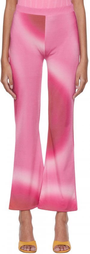 SSENSE Эксклюзивные розовые брюки Lea Lounge Gimaguas
