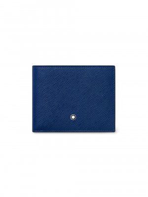 Кожаный бумажник в два сложения Sartorial , синий Montblanc