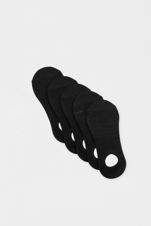 5 пар простых носков-невидимок , черный Pull&Bear