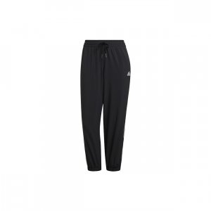 Casual Breathable Running Capri Knit Pants Women Bottoms Black GR9605 Adidas