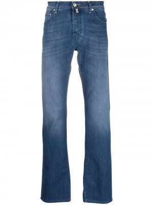 Прямые джинсы с завышенной талией Jacob Cohen. Цвет: синий