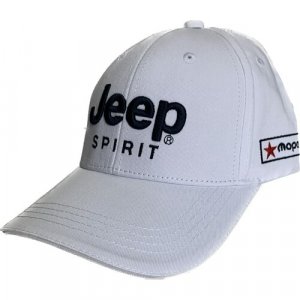 Бейсболка бини Авто кепка Джип мужская женская, размер 55-58, белый JEEP. Цвет: белый