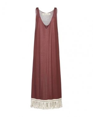 Платье длиной 3/4 SOHO DE LUXE. Цвет: какао