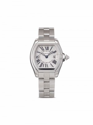 Наручные часы Roadster Lady 29 мм 2006-го года Cartier. Цвет: серебристый