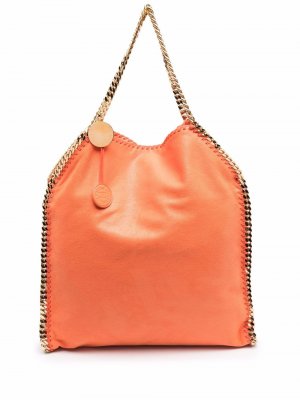 Большая сумка-тоут Falabella Stella McCartney. Цвет: оранжевый