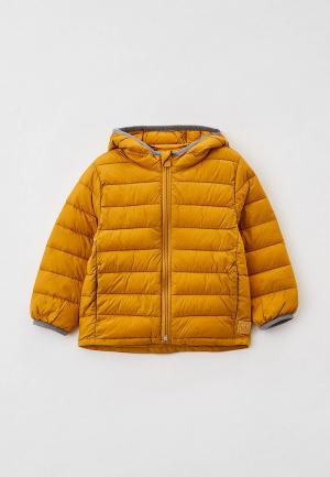 Куртка утепленная Gap. Цвет: желтый