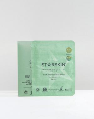 Маска-детокс для лица с экстрактом морских водорослей  Master Cleanser Starskin. Цвет: бесцветный