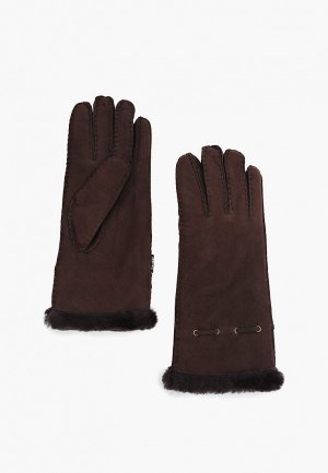 Перчатки Havvs. Цвет: коричневый
