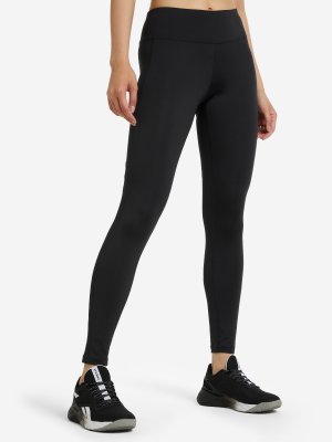 Легинсы женские Workout Ready, Черный, размер 44 Reebok. Цвет: черный