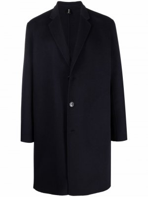 Однобортное пальто Paltò. Цвет: синий