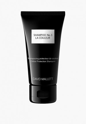 Шампунь David Mallett для окрашенных волос Shampoo No. 3 La Couleur, 50 мл. Цвет: прозрачный