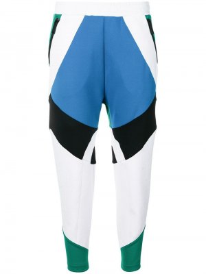 Спортивные брюки со вставками Dsquared2. Цвет: белый