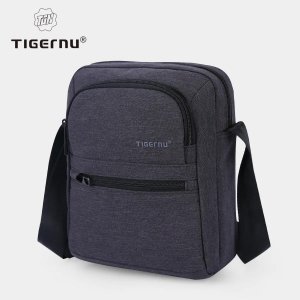 Высококачественная мужская сумка-мессенджер, мини-деловая сумка на плечо, повседневная через дорожная для колледжа Tigernu