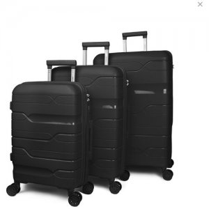 Комплект чемоданов Impreza 3 штуки Ambassador. Цвет: черный