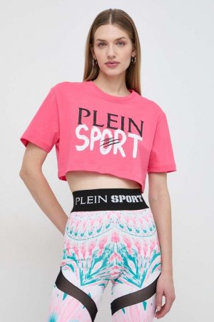 Хлопковая футболка , розовый Plein Sport