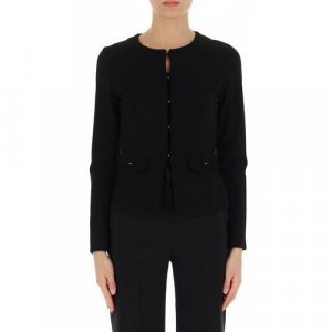 Пиджак , размер 46, черный PennyBlack. Цвет: черный
