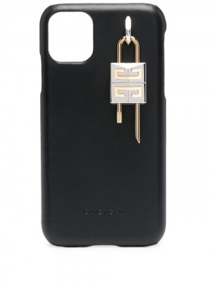Чехол для iPhone 11 с логотипом 4G Givenchy. Цвет: черный