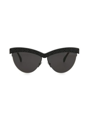 Солнцезащитные очки «кошачий глаз» 60 мм , цвет Black Alaïa