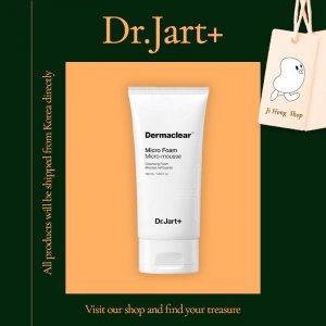 Доктор. Jart + DermaClear Microfoam 120 мл Очищающее средство для снятия макияжа Расслабление влаги пор Отшелушивание Уход Влага Эластичность Dr.Jart+