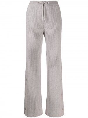 Трикотажные спортивные брюки Loro Piana. Цвет: серый