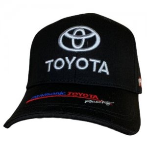 Бейсболка бини Мужская Toyota/кепка Toyota/мужская кепка ТОЙОТА, размер 55-58, черный TOYOTA. Цвет: красный