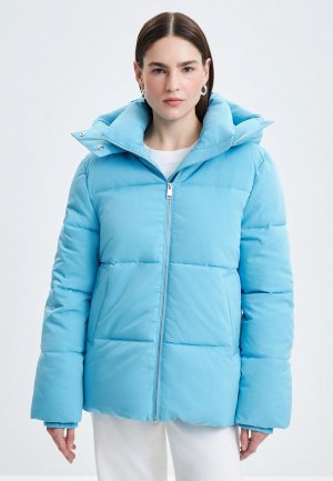 Куртка утепленная Zarina. Цвет: голубой