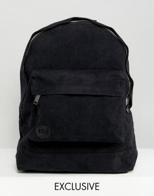 Вельветовый рюкзак Mi-Pac. Цвет: черный