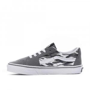 Подростковые кеды SK8-Low Vans. Цвет: серый