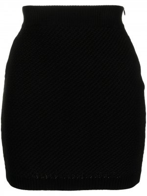 Knitted midi skirt Nanushka. Цвет: черный