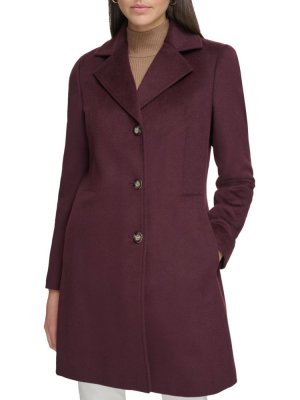 Пальто из смесовой шерсти , цвет Chianti Calvin Klein