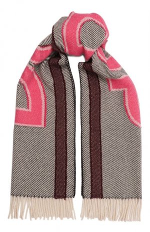 Шерстяной шарф Dondup. Цвет: разноцветный