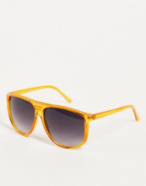 Солнцезащитные очки в оранжевой оправе Sandy-Коричневый цвет Jeepers Peepers
