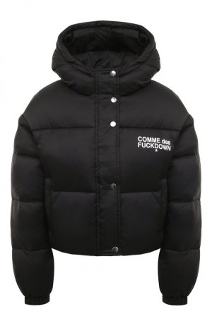 Утепленная куртка Comme des Fuckdown. Цвет: чёрный